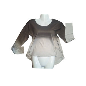 Uniq Women's ombre  brown/cream knit with an open side slit size s